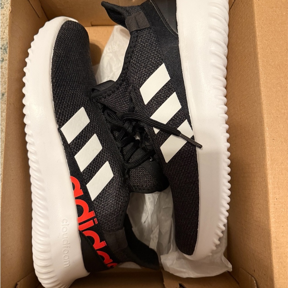 Adidas Kaptir 2.0 Men's Running Shoes Black /White /Red New Size 6